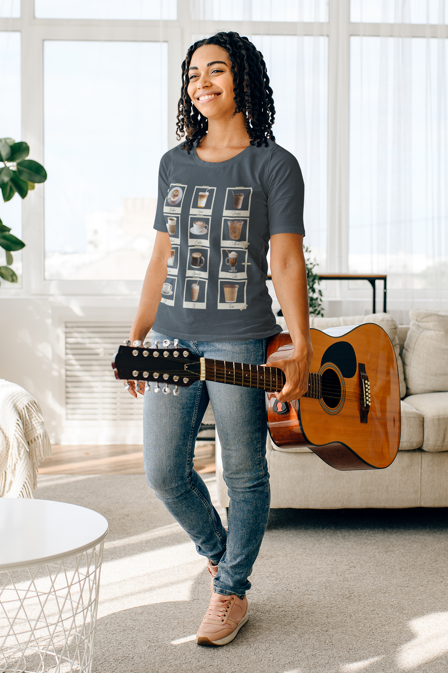 ☕ Coffee Lover’s T-Shirt – Caffeine + Comfort = Perfection