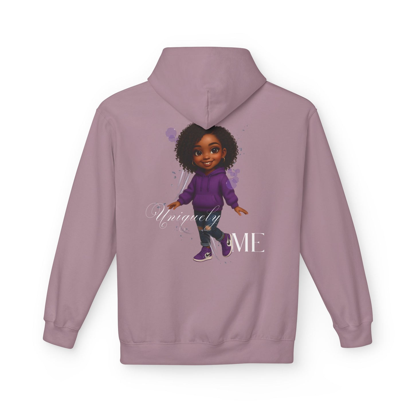 Uniquely Me Hoodie Motivational Graphic Sweatshirt for Confident Women