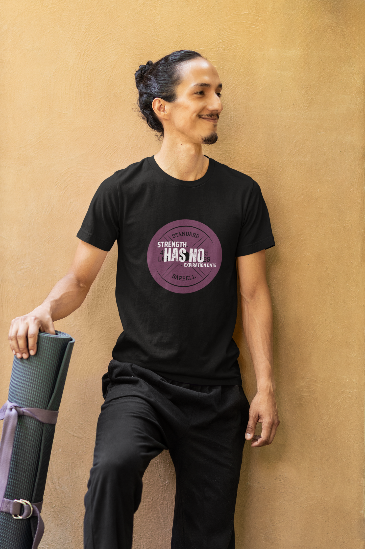 Strength Has No Expiration Date™ Motivational Senior Fitness T-Shirt Active Lifestyle Tee for Strong Ageless Living