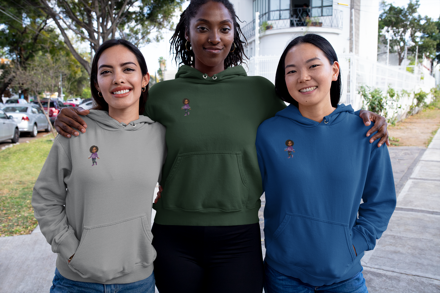 Uniquely Me Hoodie Motivational Graphic Sweatshirt for Confident Women