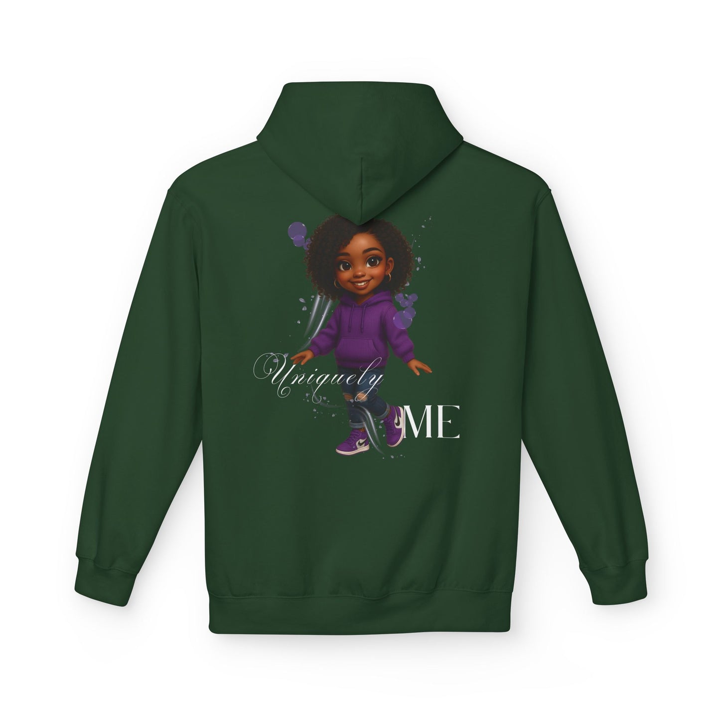 Uniquely Me Hoodie Motivational Graphic Sweatshirt for Confident Women